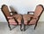 Vintage French Provincial Louis XV Style Carved Walnut Armchairs – A Pair For Sale - Image 4 of 11