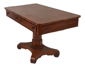 Circa 1825 George IV Mahogany Writing Desk