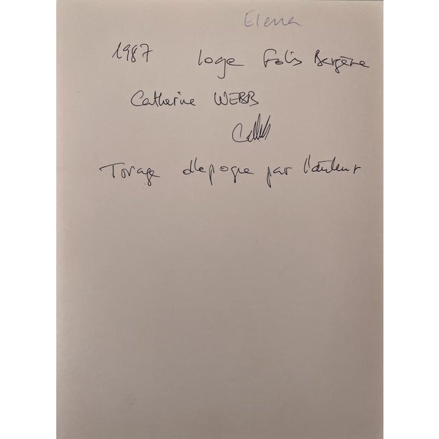 Catherine Webb, Elena, 1987, RC Silver Gelatin Print For Sale - Image 4 of 6