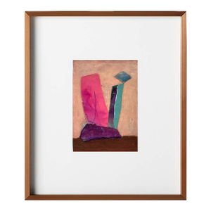 "Free Woman 3" Original Mixed-Media Collage on Paper by Zac Woodiel