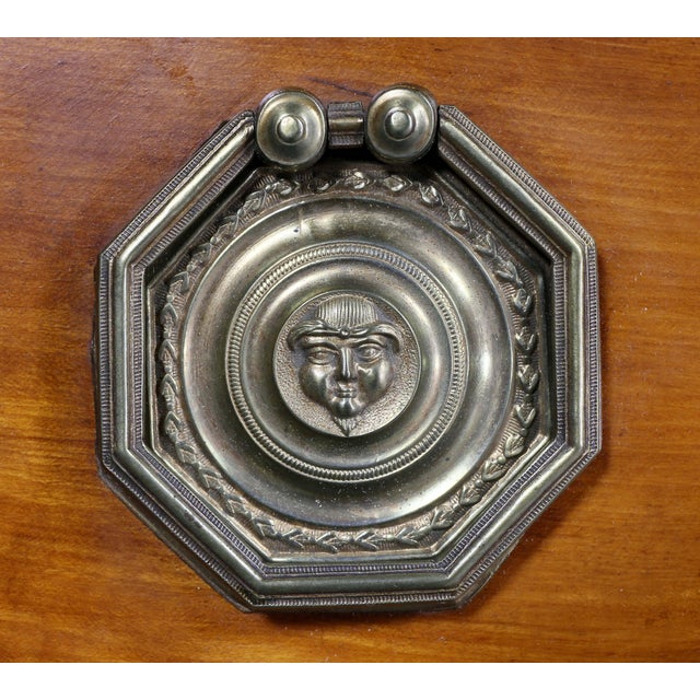 George III Small Mahogany and Satinwood Secretaire For Sale - Image 12 of 13