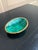 Vintage Malachite Brass Rimmed Bowl For Sale - Image 4 of 9