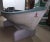 19th Century Maritime Large Painted Model Fishing Boat on Stand For Sale - Image 4 of 7