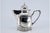 Fluted Silver Teapot with Scrolls and Garlands, in Good conditions. Designed 1920 to 1949