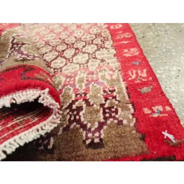 Sand Vintage Persian Hamadan Rug – Size: 1' 4" X 2' 5" For Sale - Image 8 of 9