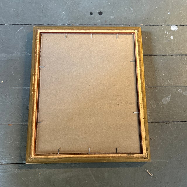 1970’s Original Abstract Impressionist Pastel Orchid Drawing For Sale - Image 4 of 4