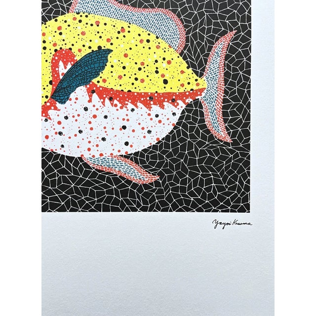 Yayoi Kusama Limited Edition Lithograph (After). Limited Edition Lithograph of 500 - Numbers signed in Pencil. License:...