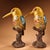 Traditional Pair of Vintage Cloisonne Enamel Woodpecker Figures – 10.2" Birds on Branches For Sale - Image 3 of 10