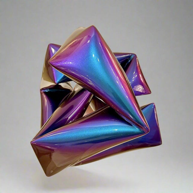 Floor Sculpture by Artist Willi Siber For Sale - Image 14 of 18