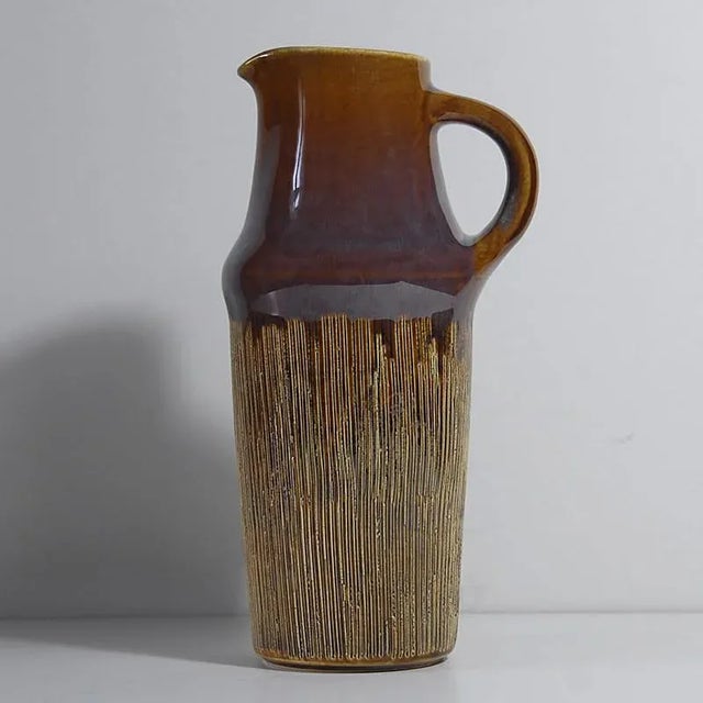 1960s Danish Ceramic Pitcher by Svend Aage Jensen for Søholm, 1960s For Sale - Image 5 of 5