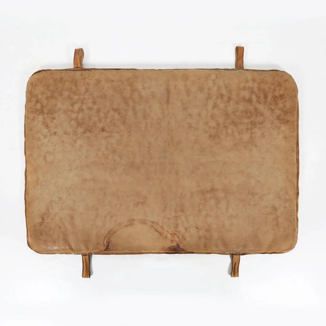 Gym Mat in Brown Cow Leather, Belgium, 1930s For Sale - Image 11 of 11