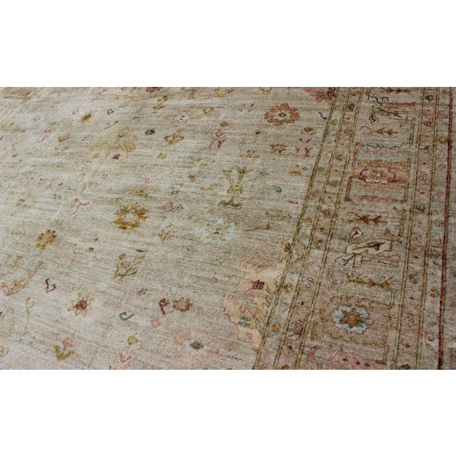 Early 21st Century Keivan Woven Arts Angora Oushak Turkish Rug 12'2 X 14'5 For Sale - Image 5 of 12