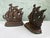 Nautical Vintage Heavy Cast Iron Elizabethan Galleon Ship Bookends – Nautical Maritime Library Decor – Pair For Sale - Image 3 of 11