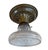 Rare Vintage Holophane Flushmount Ceiling Light Fixture For Sale - Image 10 of 12