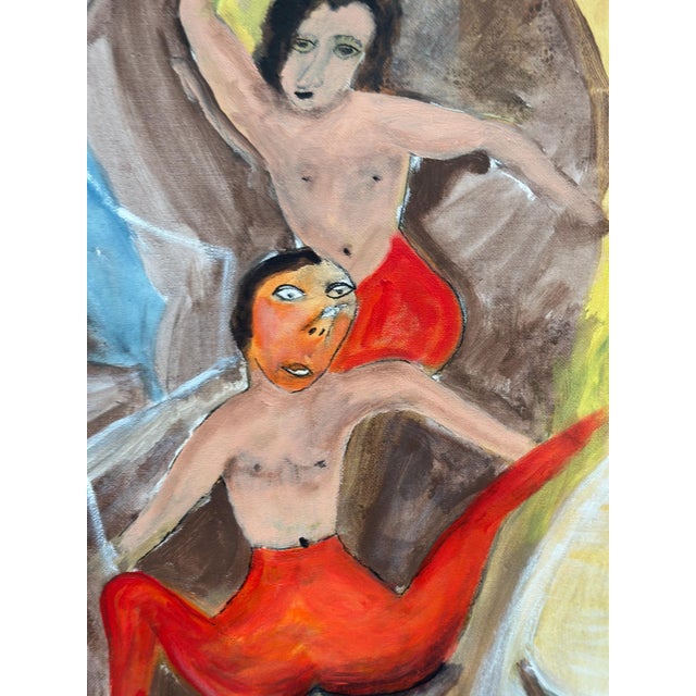 Roland Roos, Estraden, 2003, Oil Painting on Canvas, Framed For Sale - Image 6 of 18