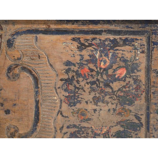 Antique Hand-Painted Wedding Chest, 1846 For Sale - Image 17 of 18