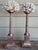 1970s Pair of Vintage Neoclassical Carved Water Giltwood Columns With Natural Specimen For Sale - Image 5 of 10