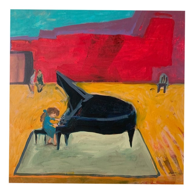 Monika Rossa, Piano, 2025, Oil on Canvas For Sale