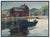 Message us to inquire about custom framing options! (Included for free with every purchase) The artwork here, "Boathouse...