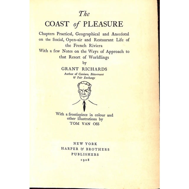 Yellow "The Coast of Pleasure" 1928 For Sale - Image 8 of 10