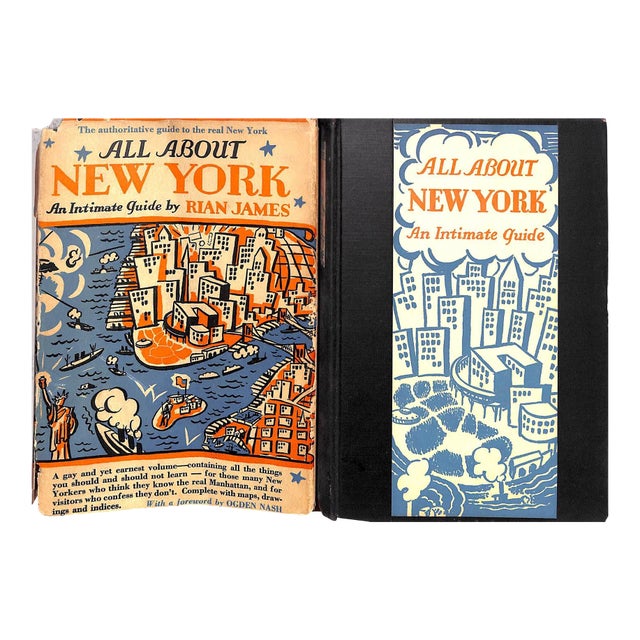"All About New York an Intimate Guide" 1931 James, Rian For Sale