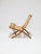 Mid-Century Modern JH512 Folding Chair in Rattan and Oak by Hans J. Wegner for Johannes Hansen, Denmark, 1950s For Sale - Image 3 of 18