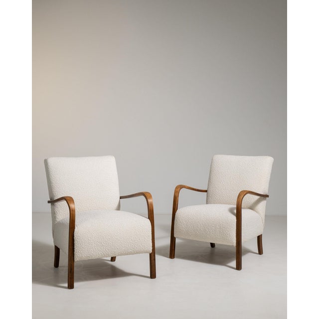 19th Century France Art Deco Cream Wood Armchair For Sale - Image 11 of 11