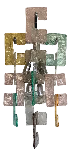 Multicolors Handmade C Wall Sconce by Simoeng