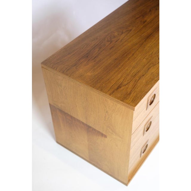 Wall-Mounted Chest of Drawers in Rosewood by Albert Hansen, 1960s For Sale - Image 8 of 13