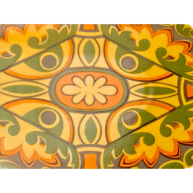 1970s Aquarius Libra Ceramic Oval Platter by Sango For Sale - Image 9 of 12