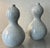Mid 20th Century Vintage Japanese Raku Crackle Glaze Studio Art Pottery Showa Period Gourd Shape Vases - A Pair For Sale - Image 5 of 17