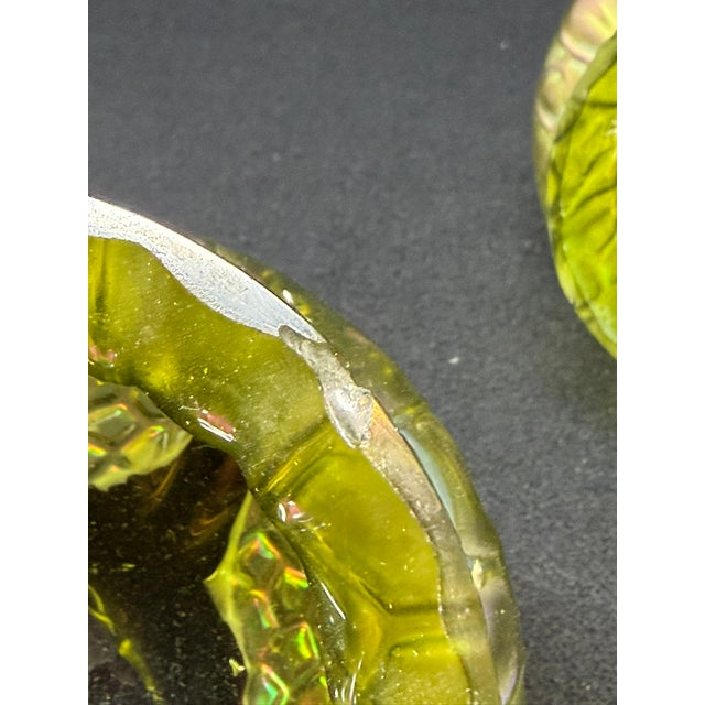 Early 20th Century Kralick Art Deco Glass Vases, Pair For Sale - Image 9 of 9
