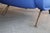 Blue Pair of Early 1st Edition Lady Chairs by Marco Zanuso for Arflex in Raf Simmons Fabric, Italy, 1950s For Sale - Image 8 of 13