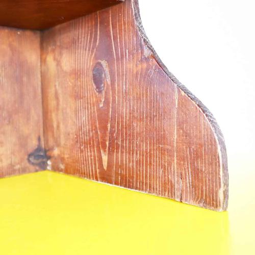 Vintage Wood Corner Shelf For Sale - Image 5 of 9