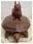 1970s Ooak Wood Sea Turtle/Rabbit/Emerald/Lapis Box For Sale - Image 4 of 10