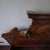 Antique Walnut King Size Bed with Carved Scroll Headboard For Sale - Image 4 of 12