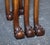 Burr Walnut Nest of Three Tables with Carved Claw & Ball Feet, Set of 3 For Sale - Image 6 of 15