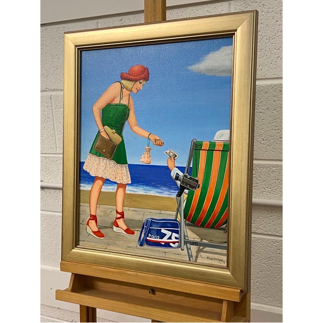 Vintage English Woman at a Seaside Beach Resort in Summer 1960's 1970's England 2013 For Sale - Image 4 of 8