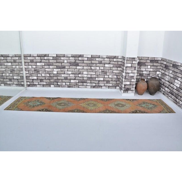 Handmade wool carpet in Turkish Anatolia , Vintage Oushak Rug,Turkish Vintage Anatolian Rug, Handmade wool Rug . One Of...