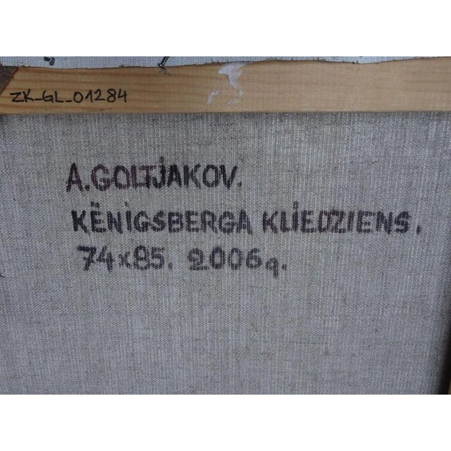 Albert Goltjakov, Konigsberg Shout, 2006, Oil on Canvas For Sale - Image 7 of 8