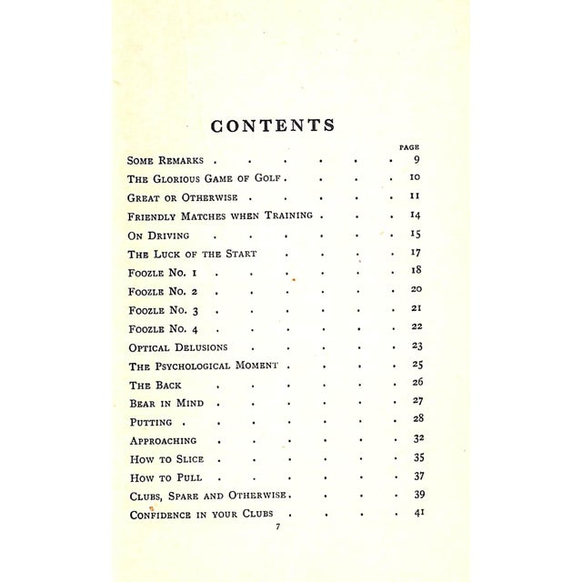 "Quick Cuts to Good Golf" 1928 Stancliffe (Pseud. For Stanley Clifford) For Sale - Image 4 of 4