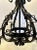 Vintage 1950s Black Iron Chandelier For Sale In New York - Image 6 of 9