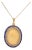 1900-1909 Victorian Diamond Sapphire Cameo 18k Yellow Gold Necklace For Sale
