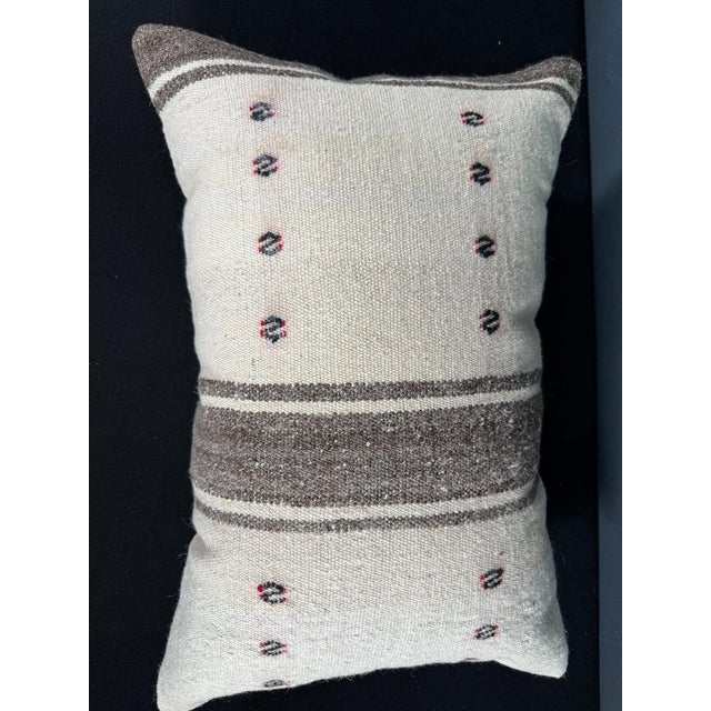 Turkish Hemp Pillow Cushion Natural Beige Brown Pillow Cushion Cover 16" x 24" #30038 Enhance your home decor with our...