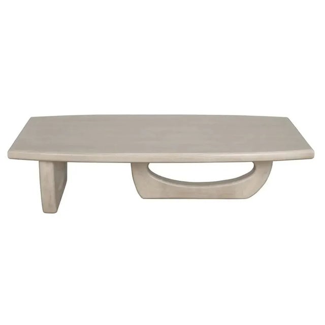 Noir NOIR Douglas Coffee Table, Bleached Walnut For Sale - Image 4 of 5