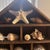 2010s Whimsical House-Shaped Wooden Curio Cabinet With Curated Seashell & Starfish Collection For Sale - Image 5 of 10