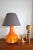 Orange Table Lamp, 1970s For Sale - Image 6 of 7