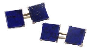 Lapis Lazuli Cufflinks, Set of 2