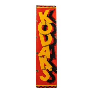 Vintage Kodaks SSP Advertising Sign For Sale
