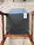 Vintage Chippendale Style Blue Leather and Nailhead Executive Armchairs - Pair For Sale - Image 11 of 11